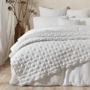 White Guaze Bedspread Bed