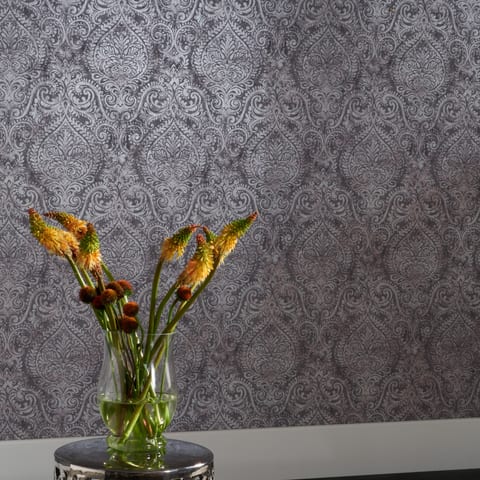 Ophelia Damask Wallpaper 72X62 V2 Sq